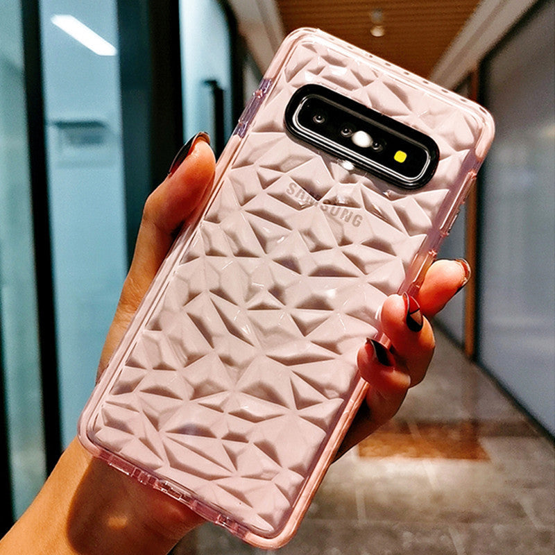 Diamond pattern phone case For Samsung Galaxy S10