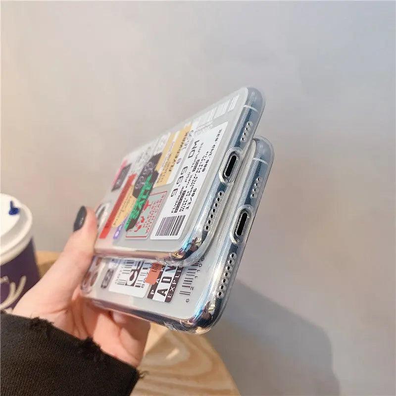 Transparent barcode mobile phone case - MyMobile