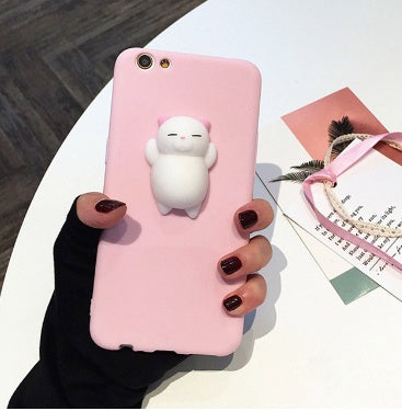 Cat Case For7 6 6S Plus 5 5S SE Cases Lovely Cartoon Soft Cat Cases - MyMobile