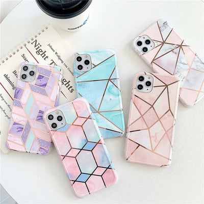 Smooth Mosaic marble mobile phone case Online Only