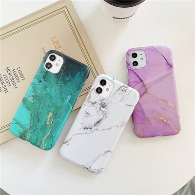 Creative marble mobile phone case Online Only