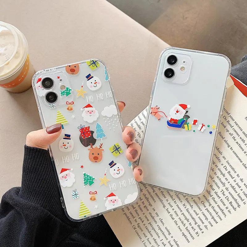 Suitable for cartoon cute Santa mobile phone case protective case - MyMobile