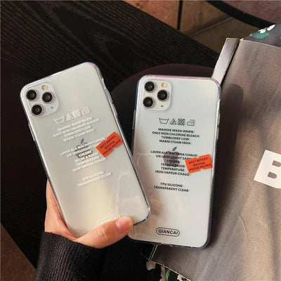 Creative label sticker mobile phone case Online Only