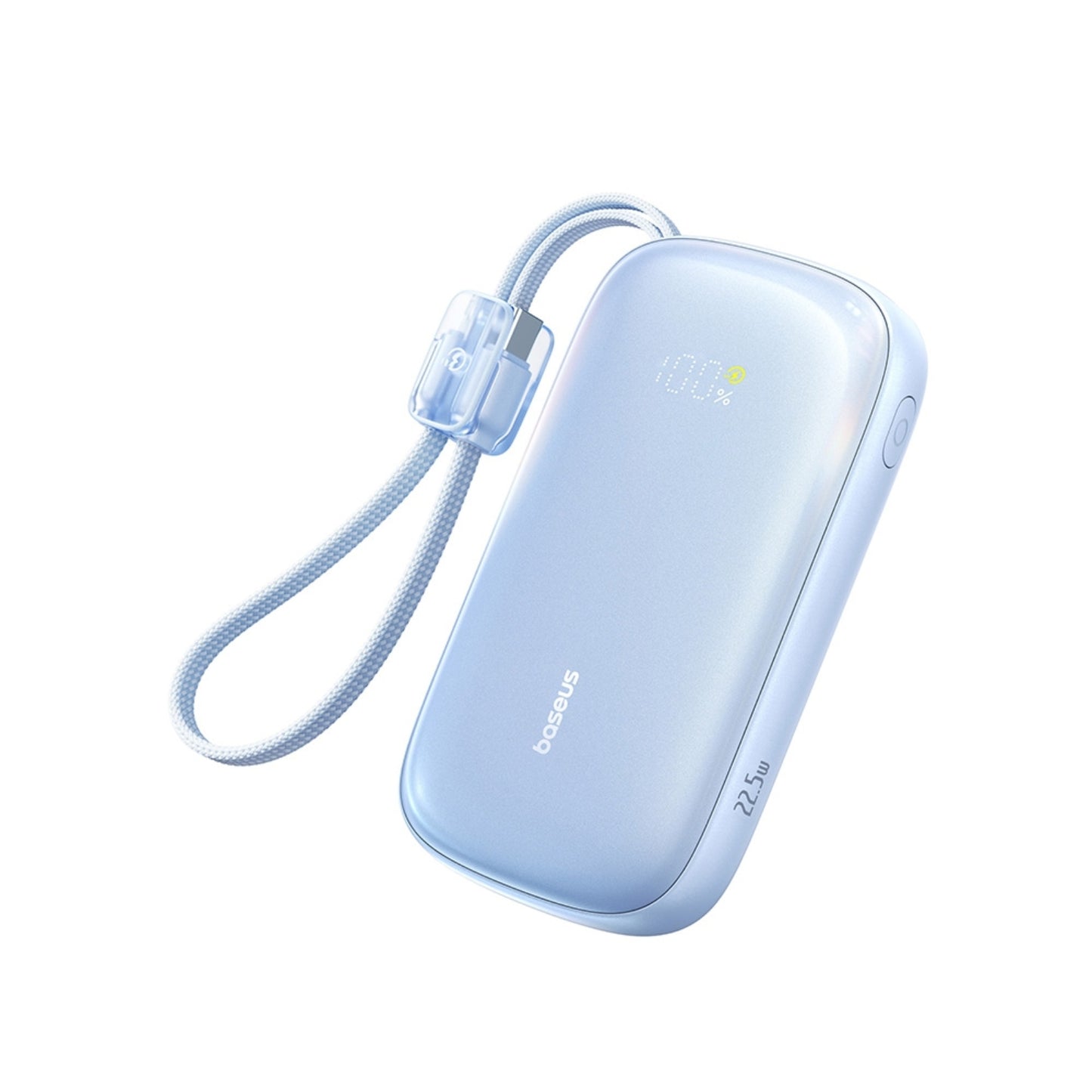 Baseus EnerFill FC21 Qpow 3 Ultra Digital Display Power Bank With Detachable Cable 20000mAh 22.5W