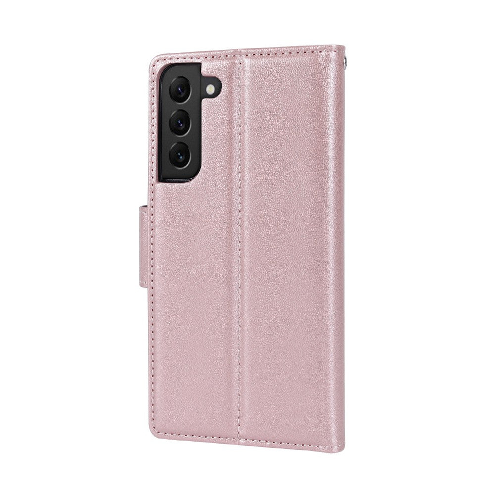 Hanman 2 in 1 Detachable Flip Leather Wallet Case With Magnetic Ring for Samsung Galaxy S24 Plus