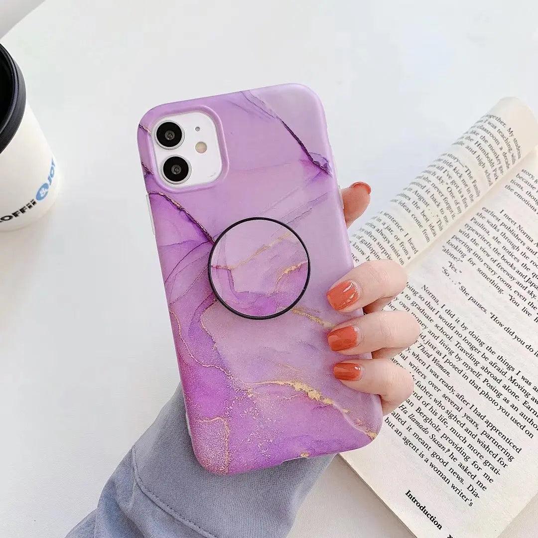 Frosted marble pattern mobile phone case - MyMobile