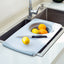 Innovative Multi-Functional 3 in 1 Chopping Board Detachable Folding Drain Basket Sink Cutting Board