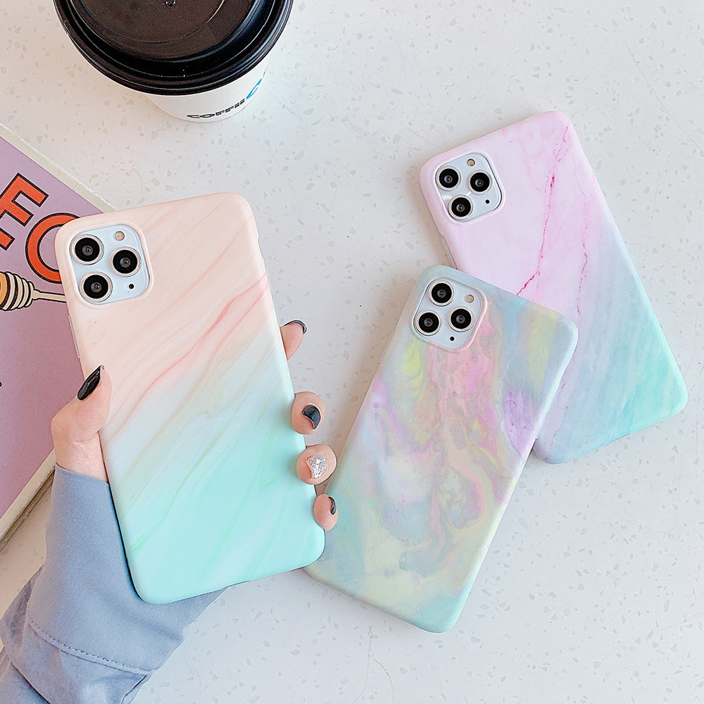 Mobile phone case gradient color marble - MyMobile