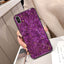 Gold foil Epoxy Mystery Purple Cover For Huawei P 20