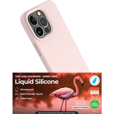 Liquid Silicone Case Cover for iPhone 15 Pink