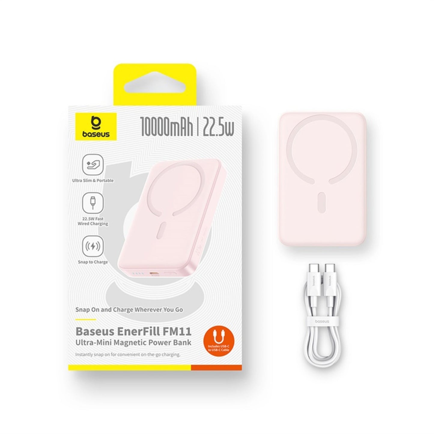 Baseus EnerFill FM11 Ultra-Mini Magnetic Power Bank 10000mAh 22.5W