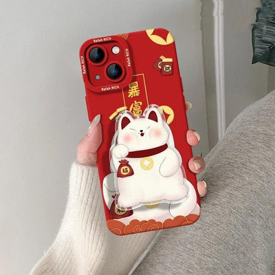 New Year Fortune Cat Phone Case Online Only