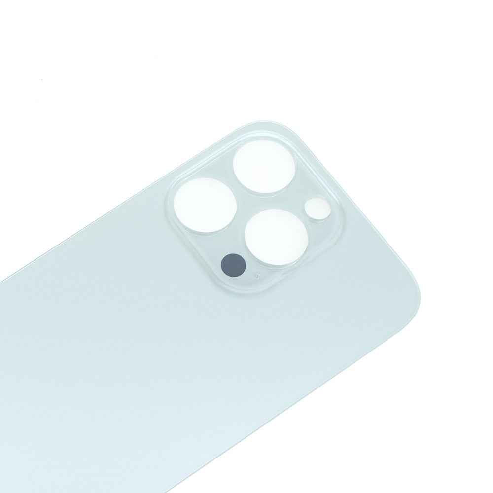 BQ7 Rear Glass With 3M Adhesive Replacement for iPhone 14 Pro Max (NO LOGO)-Silver