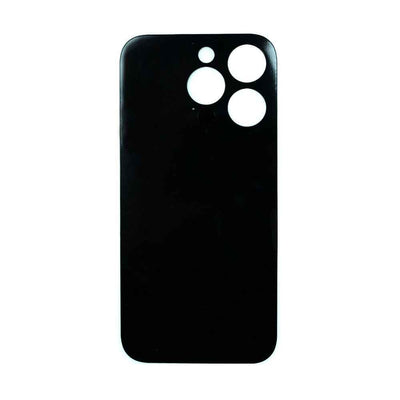 BQ7Rear Glass With 3M Adhesive Replacement for iPhone 14 Pro Max (NO LOGO)-Space Black
