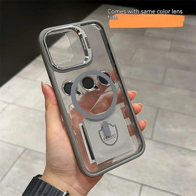 15 Lens Invisible Bracket Phone Case Magnetic Suction For iPhone 14, 15 - MyMobile