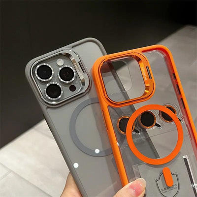 15 Lens Invisible Bracket Phone Case Magnetic Suction For iPhone 14, 15 - MyMobile