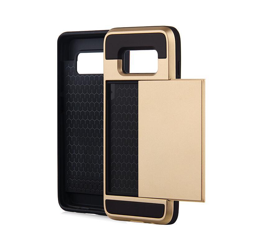 Sliding Card Holder Phone Case For Samsung Galaxy S9