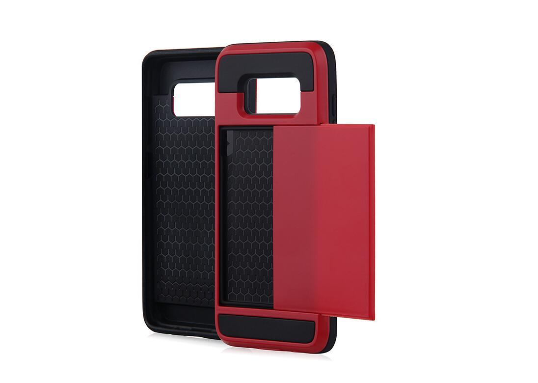 Sliding Card Holder Phone Case For Samsung Galaxy S9