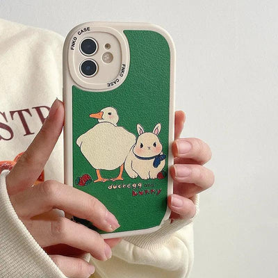 Cartoon Animal Rabbit Anti Fall Mobile Phone Shell Online Only