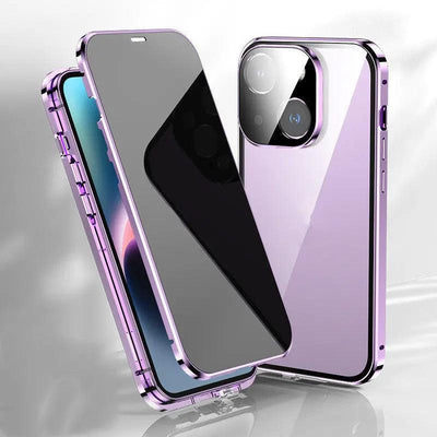 New Applicable Phone Case Double-sided Buckle Glass Privacy Online Only