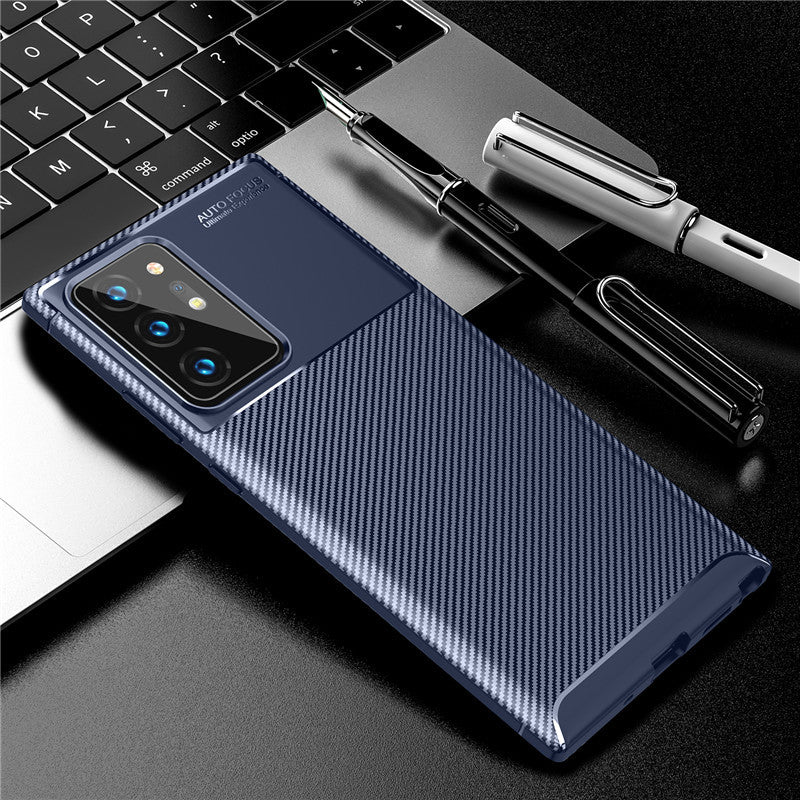 Business carbon fiber anti-fall soft shell For Samsung Galaxy S20