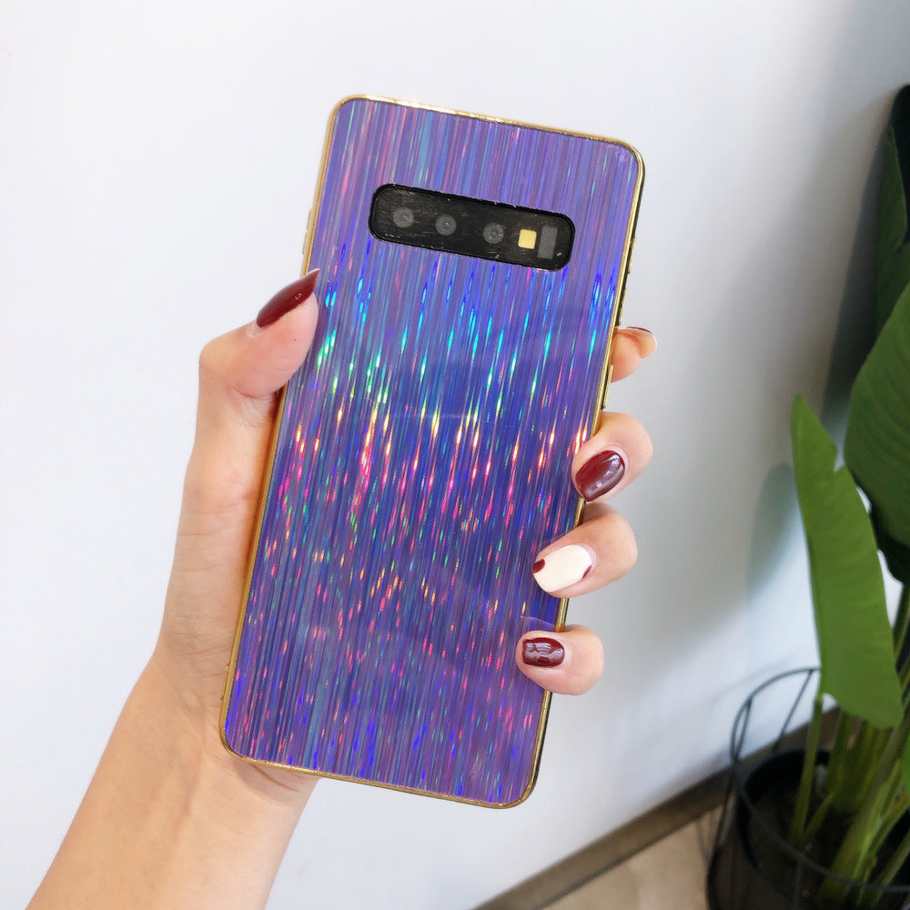 Electroplating colorful meteor phone case For Samsung Galaxy S10