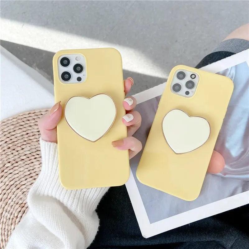 Mobile Phone Case Solid Color Silicone Online Only