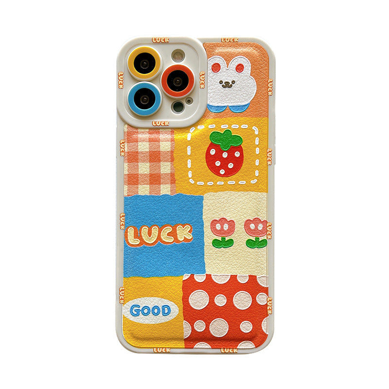 Cartoon Rabbit Print Mobile Phone Case Cover - MyMobile