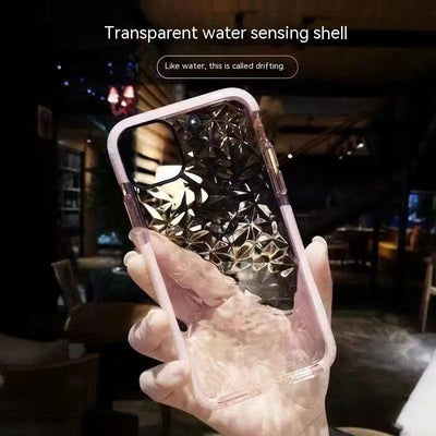 Diamond Shell Pattern Transparent Drop-resistant Phone Case Online Only