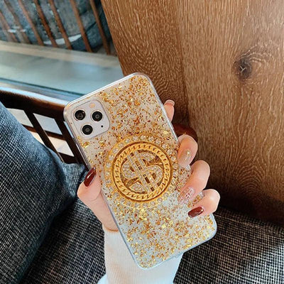 Compatible with Apple, Compatible with Apple , Suitable for Apple 11Pro iPhone12mini Gold Foil Phone Case Online Only