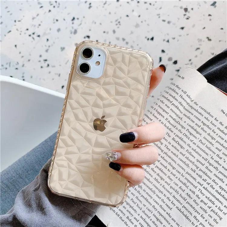 Transparent Diamond Pattern 12 Mobile Phone Case Online Only