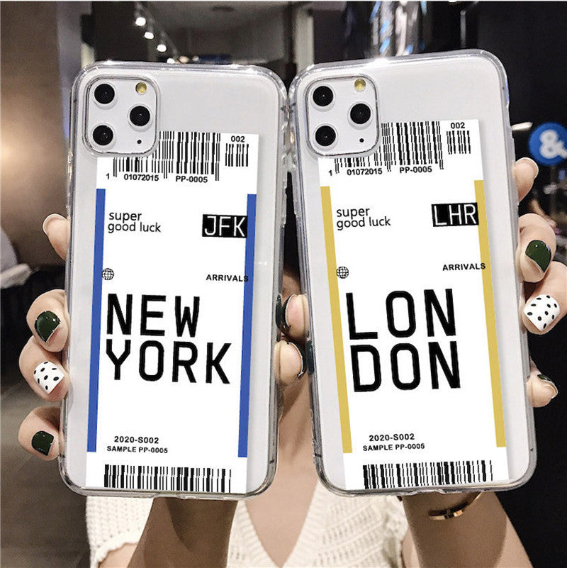 City Barcode Painted Mobile Phone Case - MyMobile