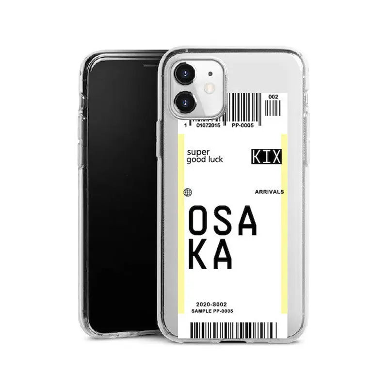 City Barcode Painted Mobile Phone Case Online Only