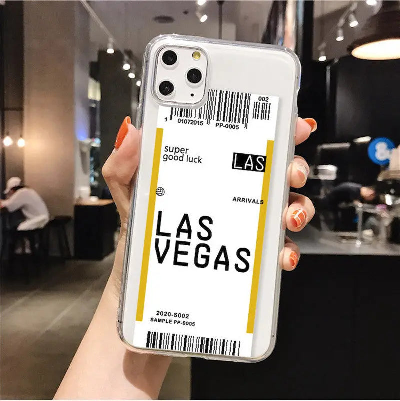 City Barcode Painted Mobile Phone Case Online Only