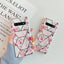 Flower Stitching Geometric Marble Pattern Silicone Electroplated Phone Case For Samsung Galaxy S30