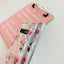 Flower Stitching Geometric Marble Pattern Silicone Electroplated Phone Case For Samsung Galaxy S30