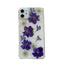 Compatible With  , Daisy Phone Case Real Flower Protective Cover For iPhone 14