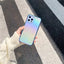 Colorful Transparent Mini Two-In-One Phone Case For iPhone 15