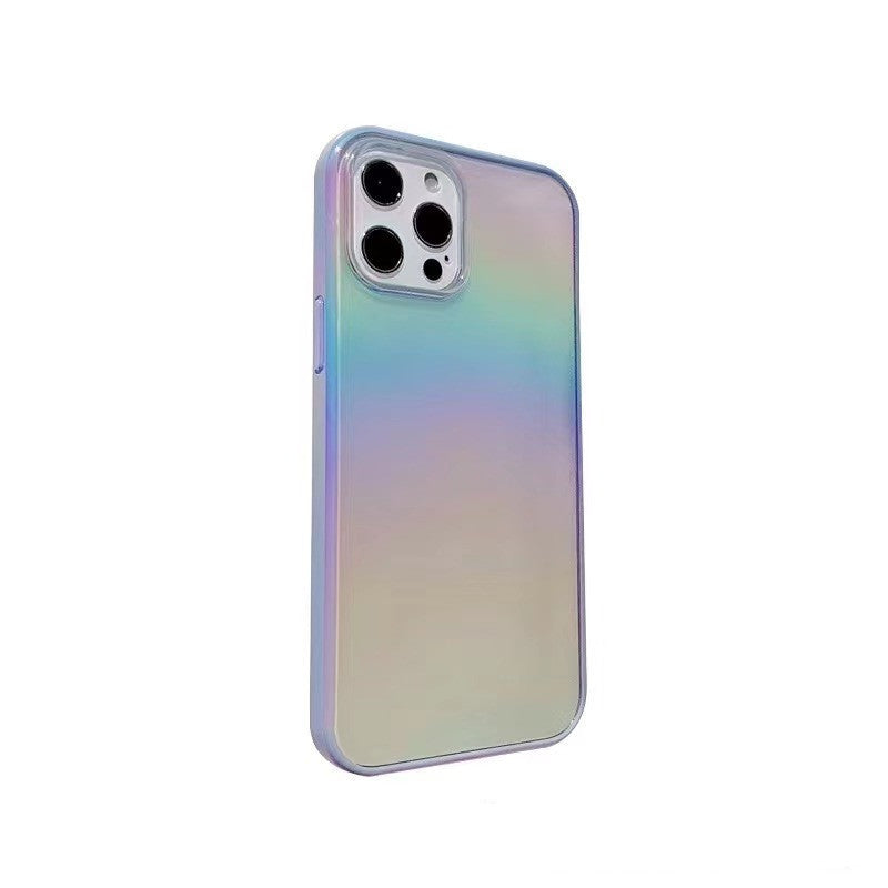 Colorful Transparent Mini Two-In-One Phone Case For iPhone 15