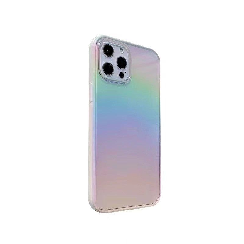 Colorful Transparent Mini Two-In-One Phone Case For iPhone 15