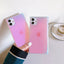 Compatible WithApple Square Purple Laser Mobile Case For iPhone 14