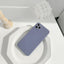 Simple Silicone Solid Color Phone Case For iPhone 14