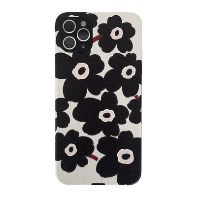 Compatible with Apple, Compatible with Apple , Black Flowers Are Suitable For IPhone11 12Promax Mobile Phone Case 78P Protective Cover Online Only