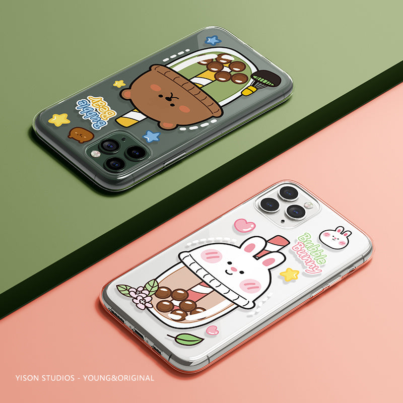 Couple Xs Max Cartoon Cute 8Plus Huawei P40 Protective Case P30 - MyMobile