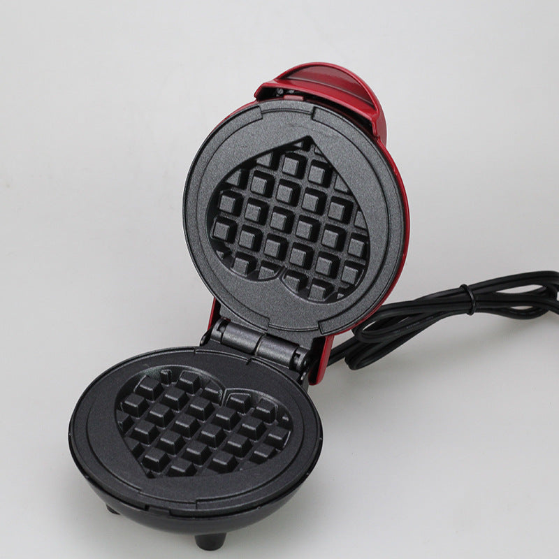 Mini Waffle Maker Waffle Home Children'S Breakfast Machine Portable Electric Baking Pan Light Food Machine