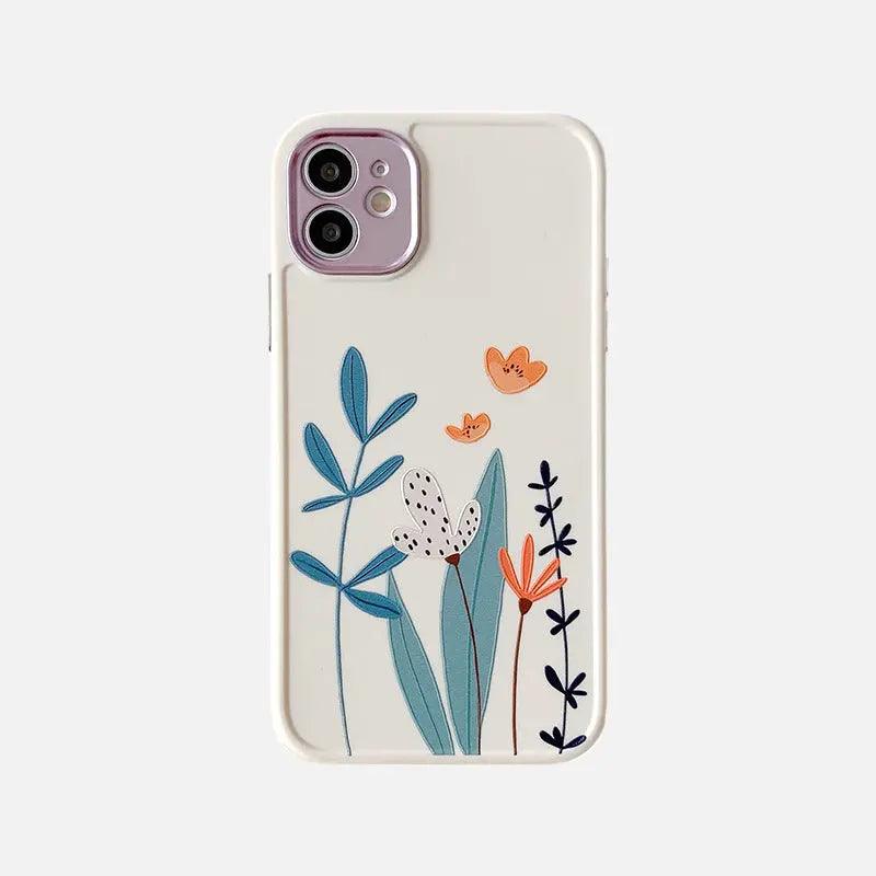 Compatible with Apple , Summer Love Floral Soft Se Mobile Phone Case Female - MyMobile