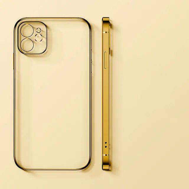 Electroplating Straight Edge Mobile Phone Case - MyMobile