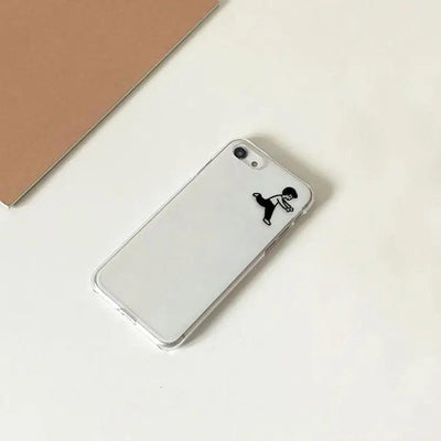 Compatible with Apple , Transparent Cartoon Mobile Phone Case Online Only