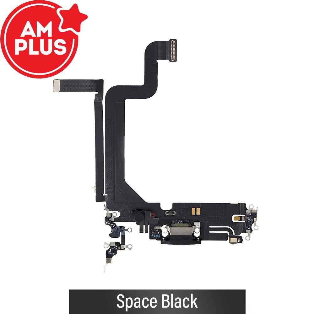 AMPLUS Charging Port for iPhone 14 Pro Max-Space Black