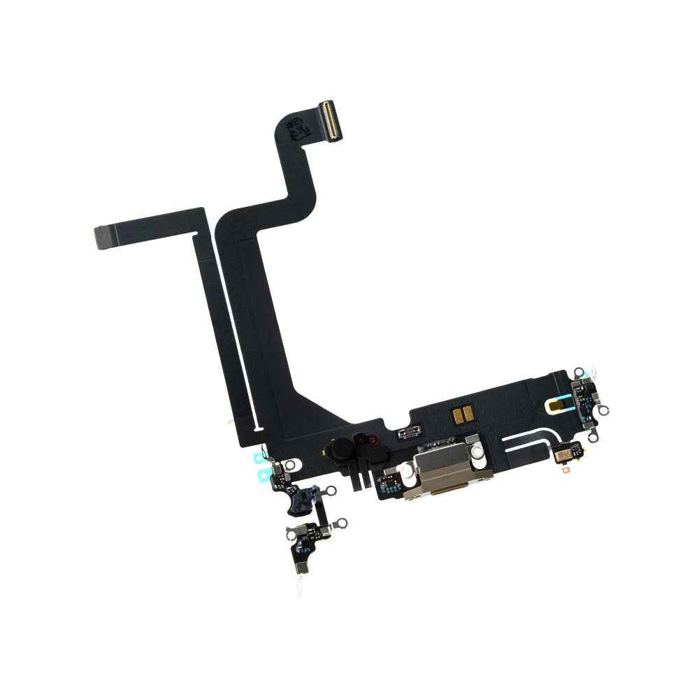 AMPLUS Charging Port for iPhone 14 Pro Max-Gold